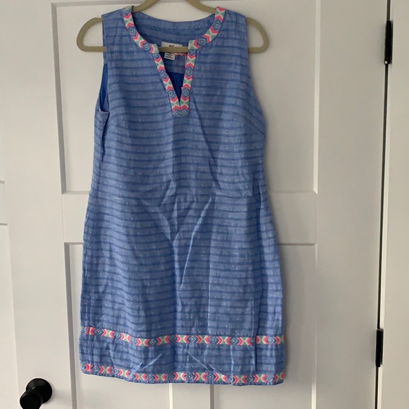 Vineyard Vines Dresses & Skirts - Vineyard Vines Linen Stripe Tunic Dress